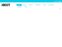 Tablet Screenshot of inextdesign.com